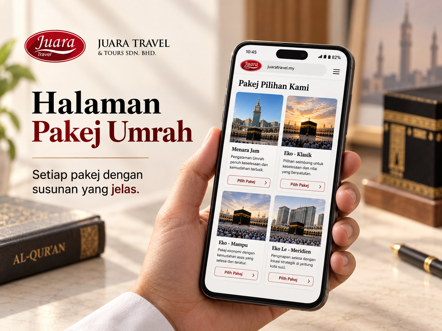 Katalog pakej Umrah gaya majalah