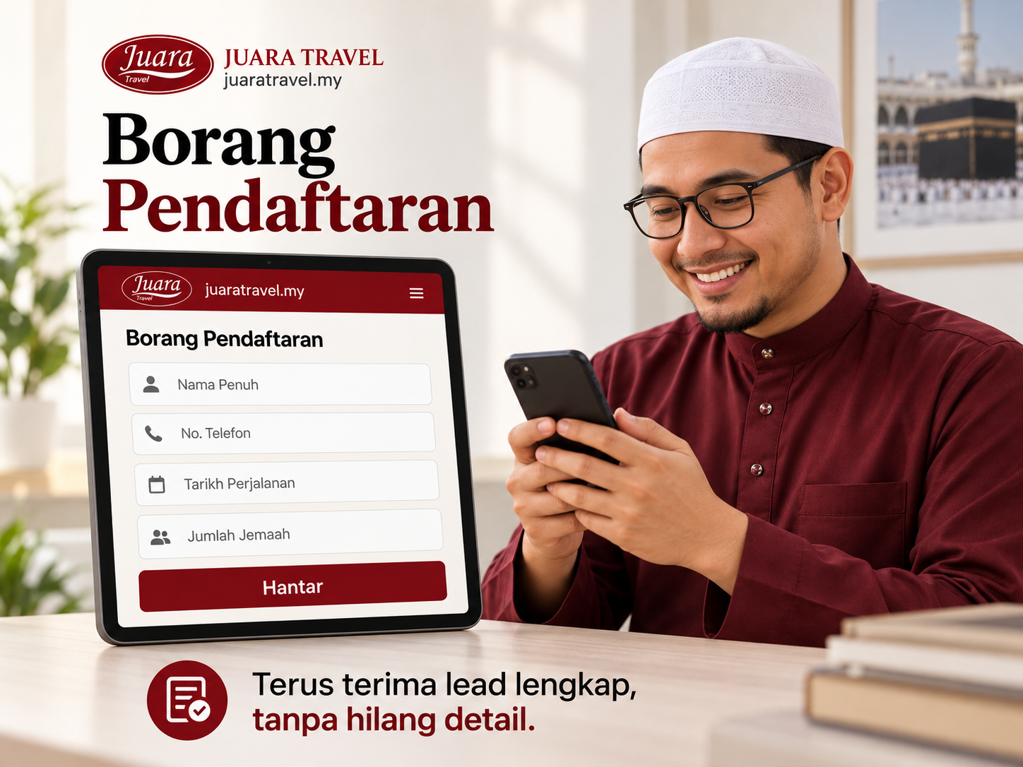 Borang tempahan Umrah