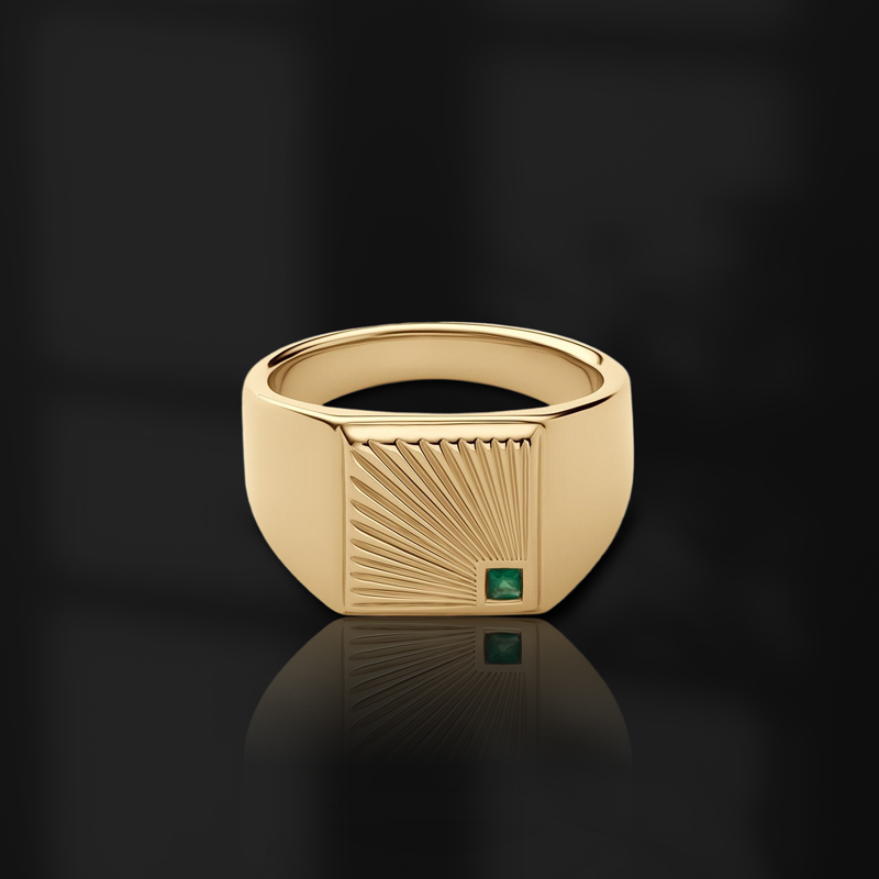Radiant Square Signet