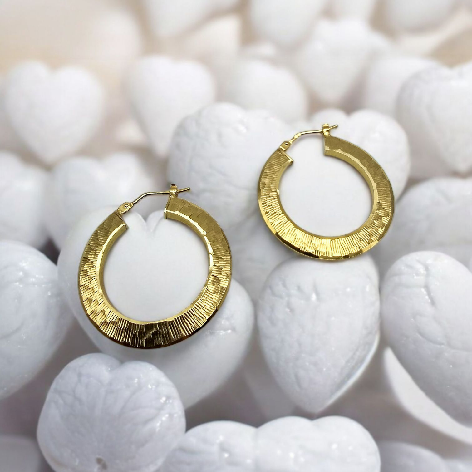 βRadiant Sunburst Hoops