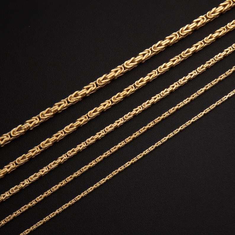 Gold Byzantine-style Necklace