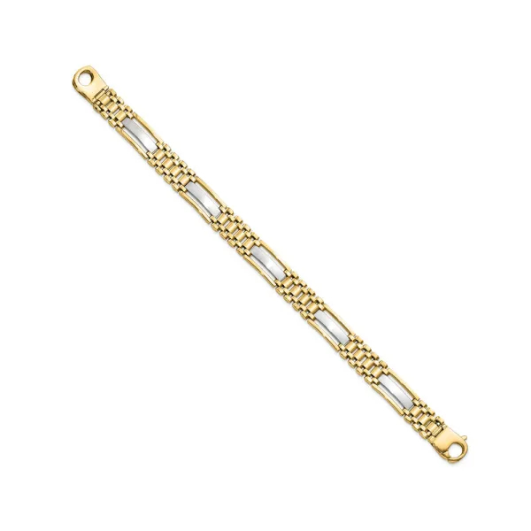 Dual-Tone Executive Link Bracelet