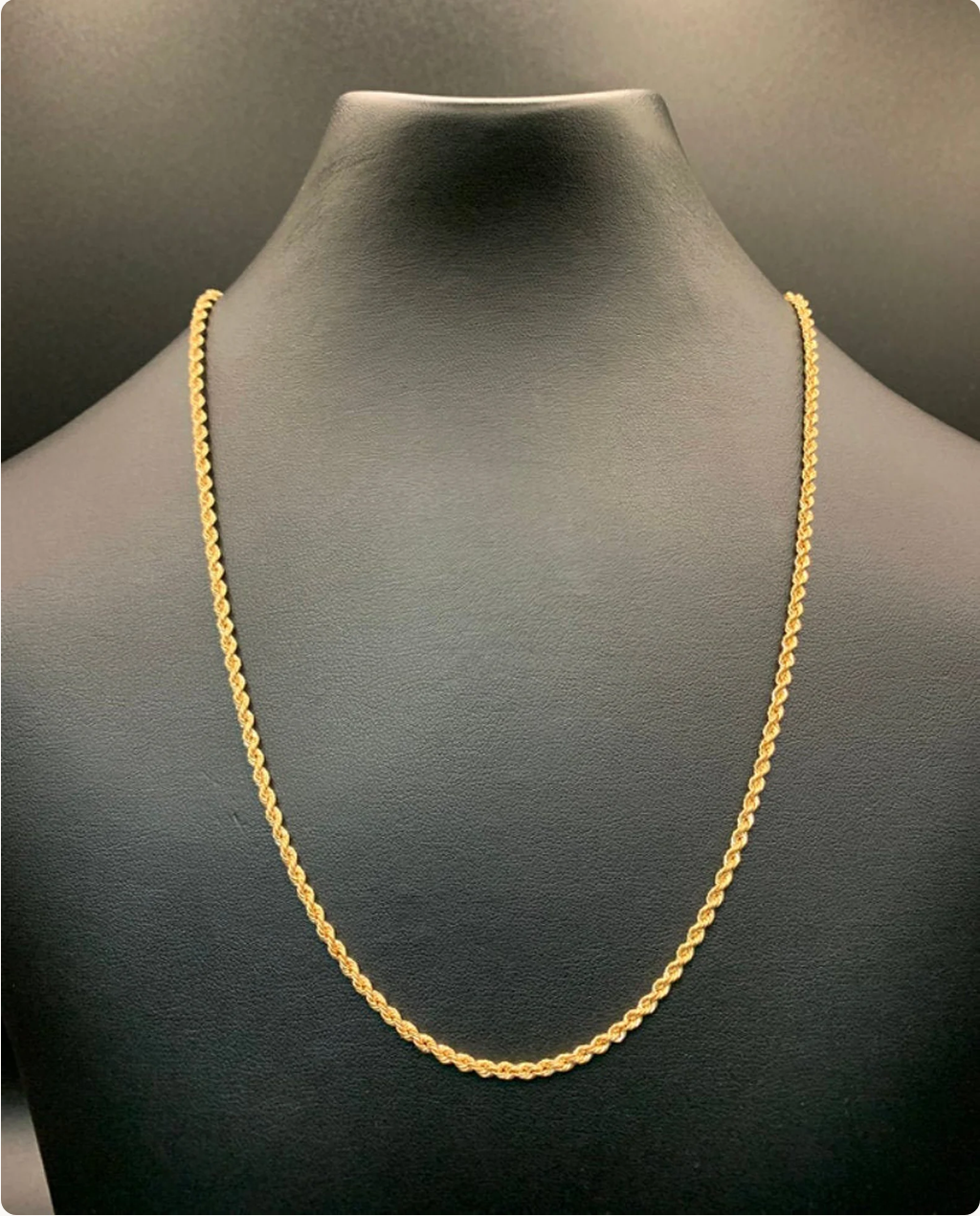 Rope Twist Chain Necklace