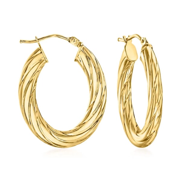 Round Diamond Cut Earrings