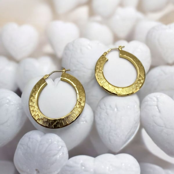 “Radiant Sunburst Hoops