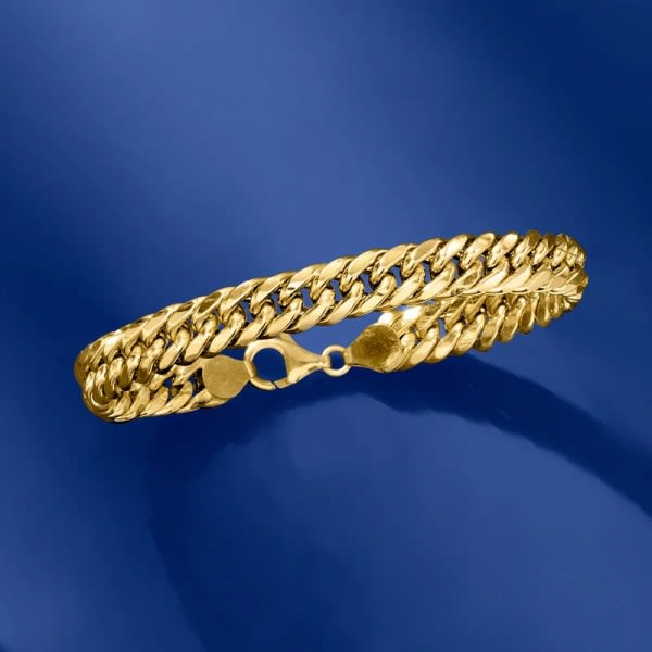 Royal Woven Cuban Bracelet