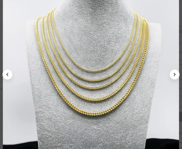 Franco Feta Chain  Necklace 2