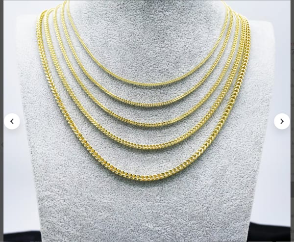 Franco Feta Chain  Necklace 4