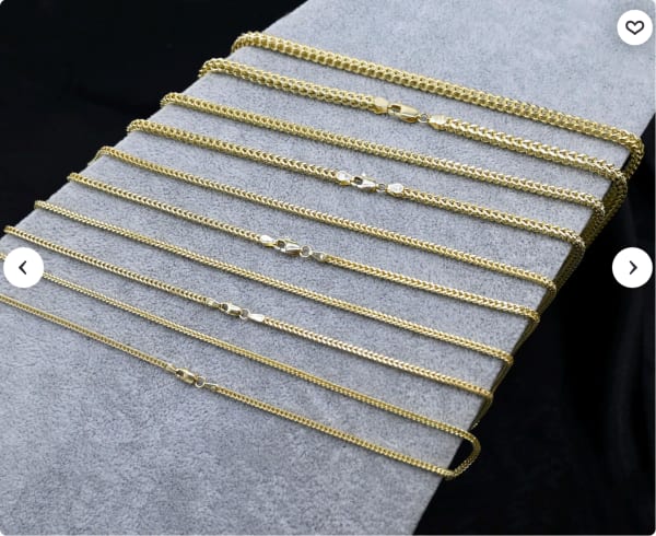 Franco Feta Chain  Necklace 5
