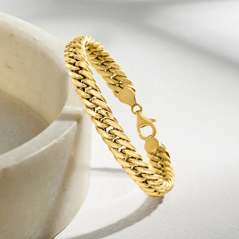 Royal Woven Cuban Bracelet