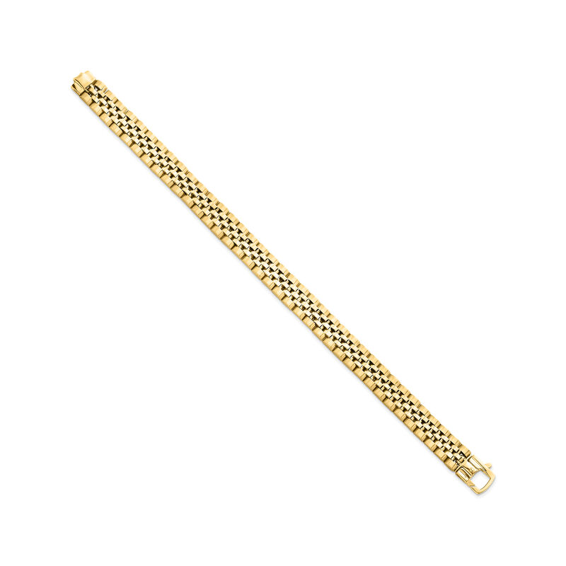 Imperial Box-Weave Gold Bracelet