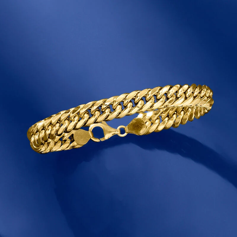 Golden Monarch Cuban Bracelet