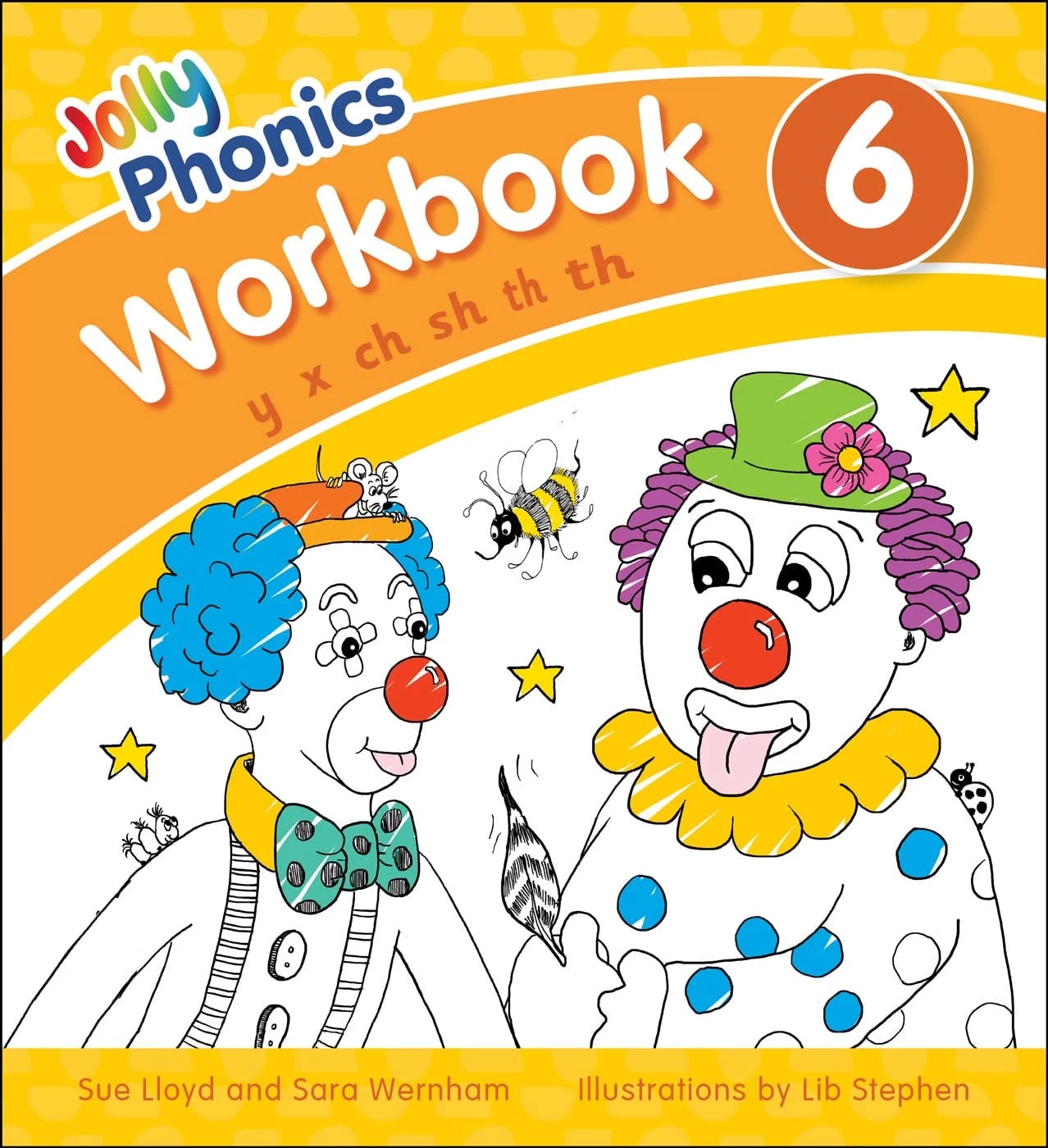 Jolly Phonics Workbook 6: y, x, ch, sh, th, th