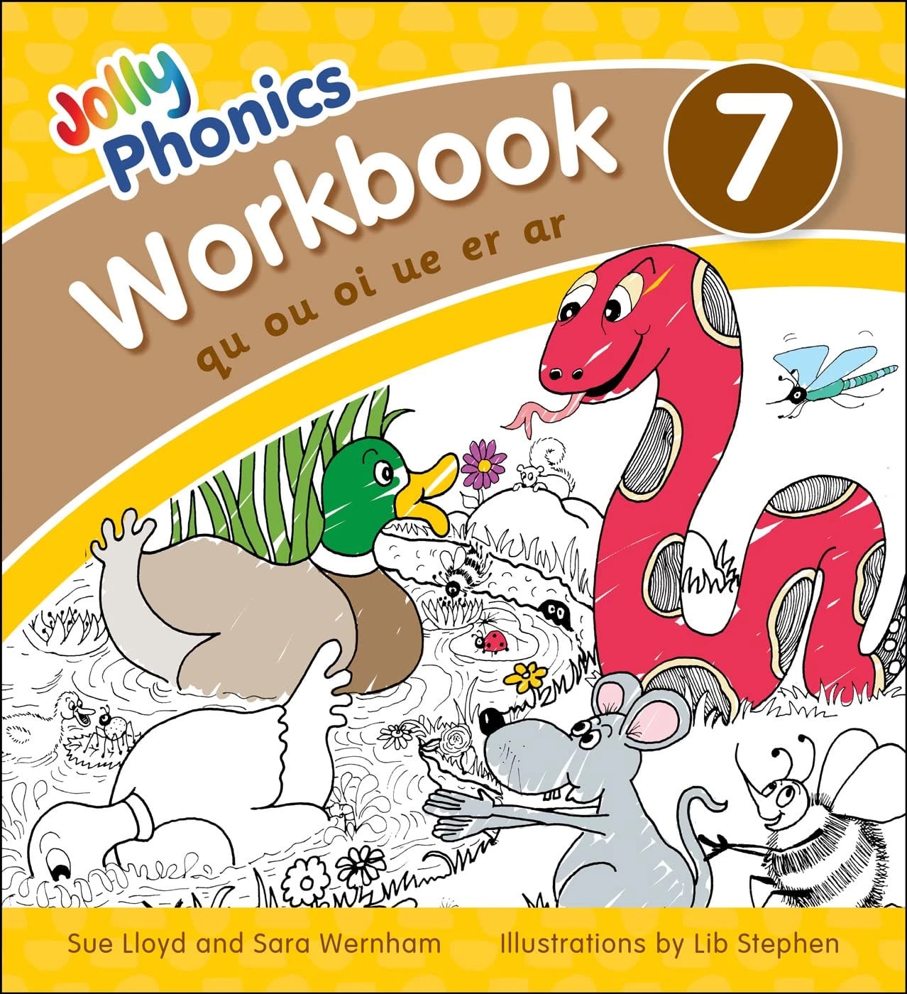 Jolly Phonics Workbook 7: qu, ou, oi, ue, er, ar