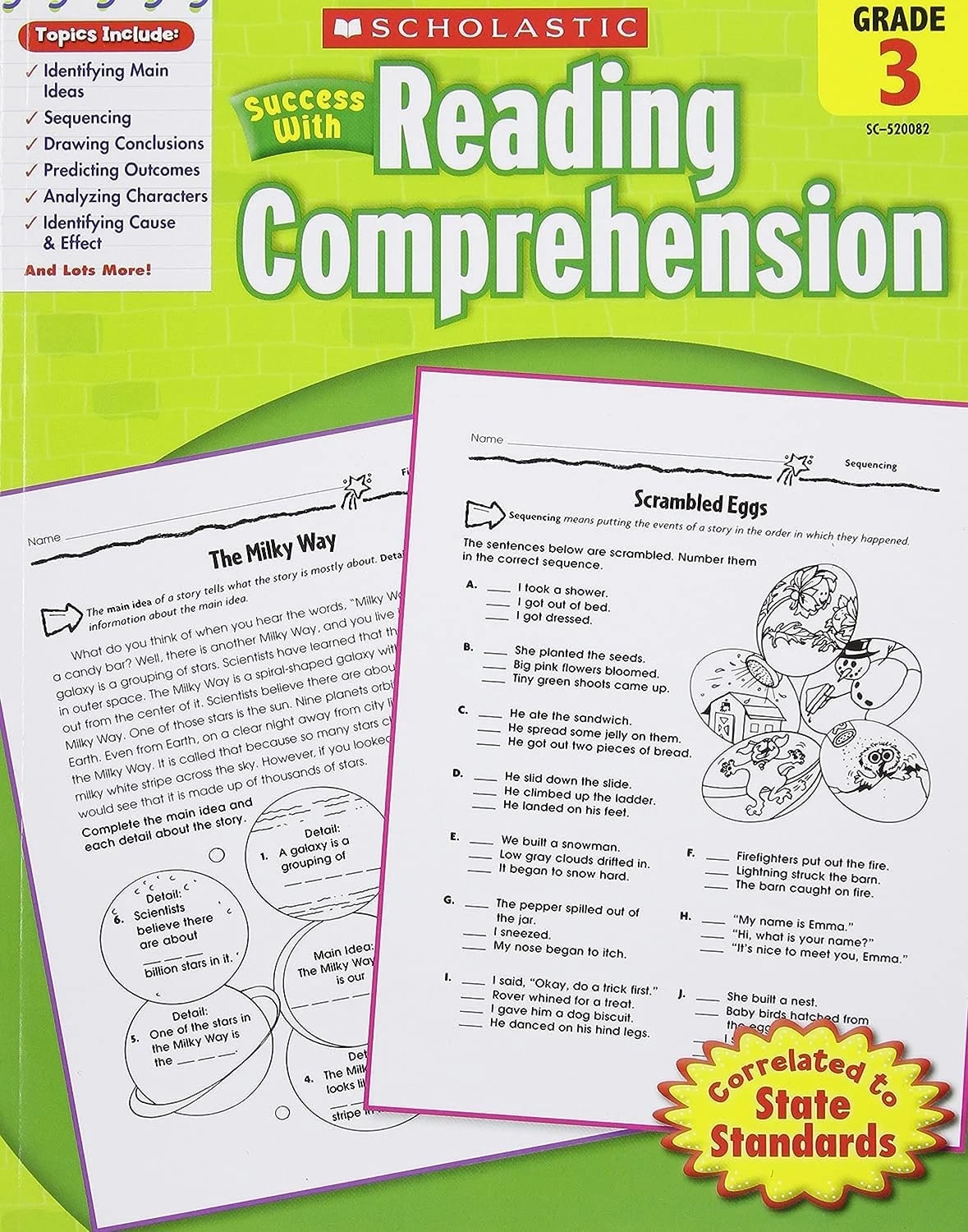 Scholastic Success With Reading Comprehension: Grade 3