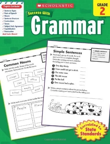 Scholastic Success With Grammar: Grade 2