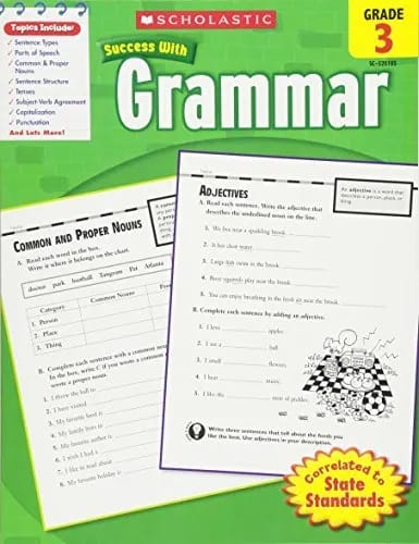 Scholastic Success With Grammar: Grade 3