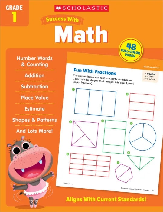 Scholastic Success With Math: Grade 1