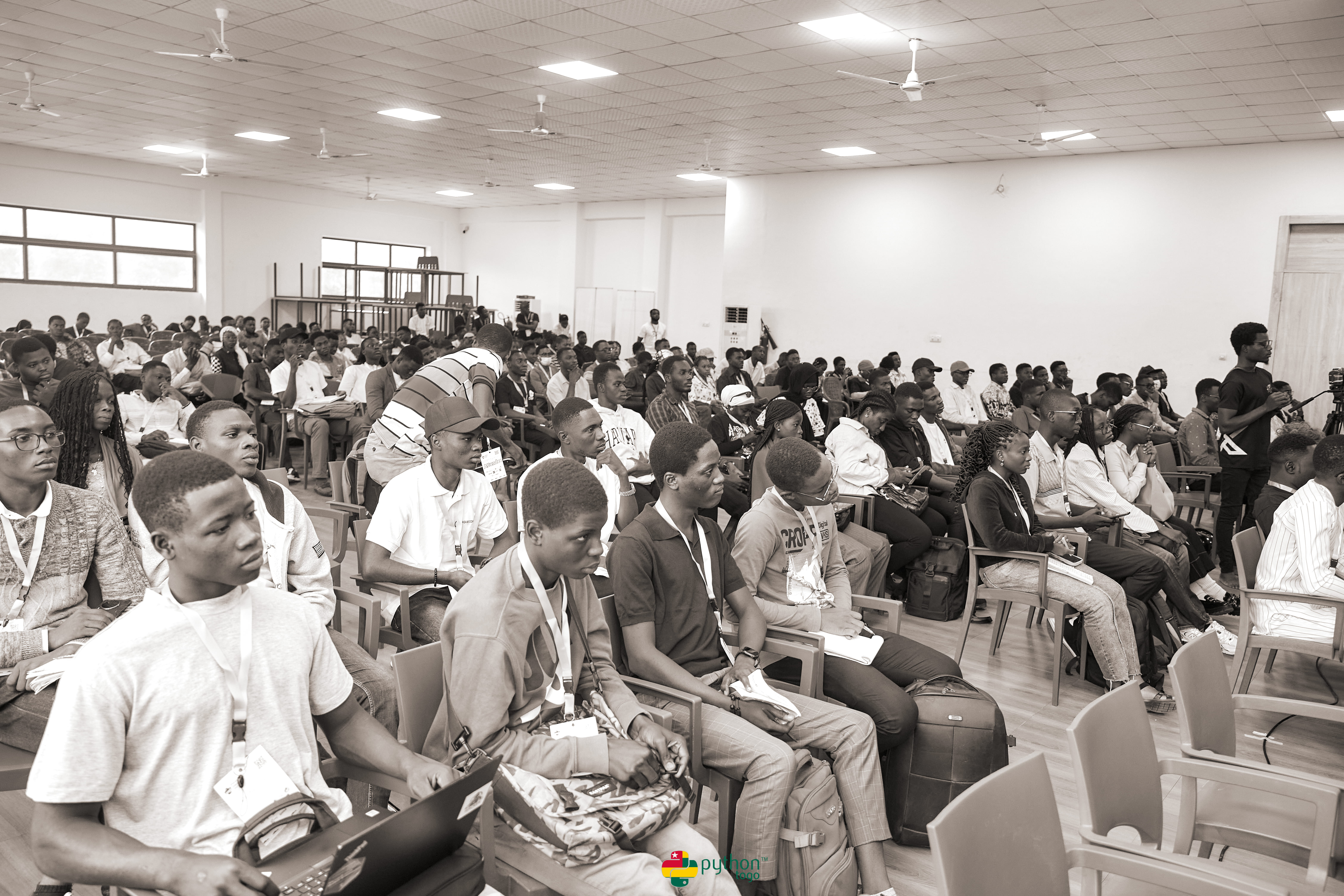 Community moment from PyCon Togo 2025