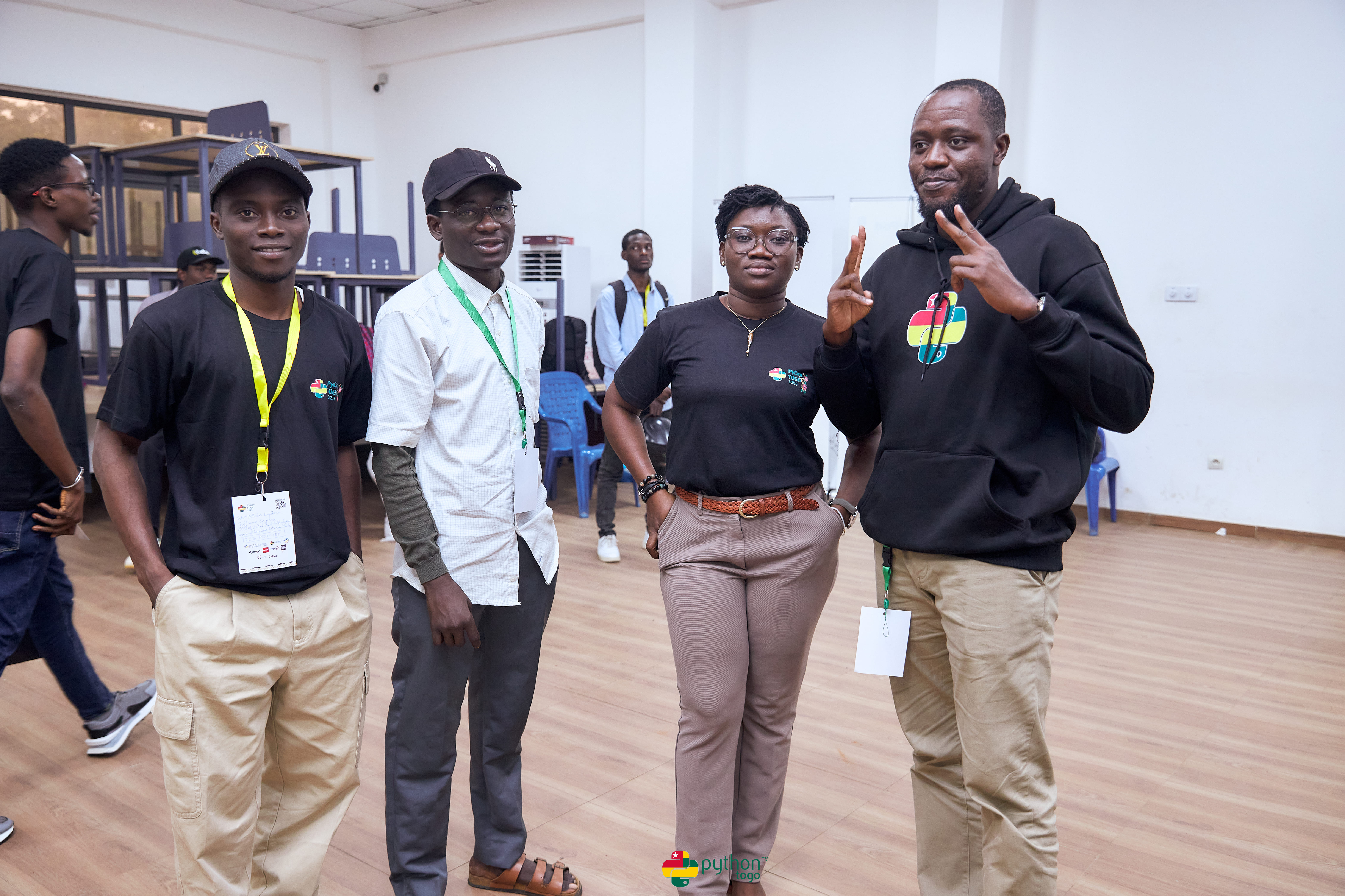 Networking moment at PyCon Togo 2025