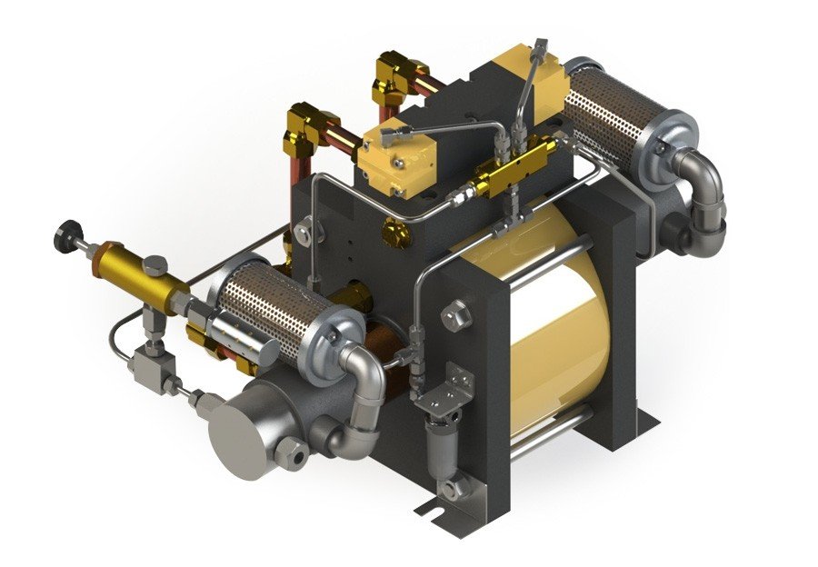 Çift Etkili İki Kademeli Gas Booster