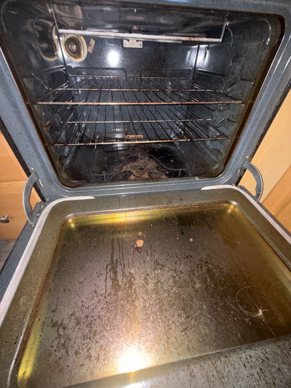 Oven before