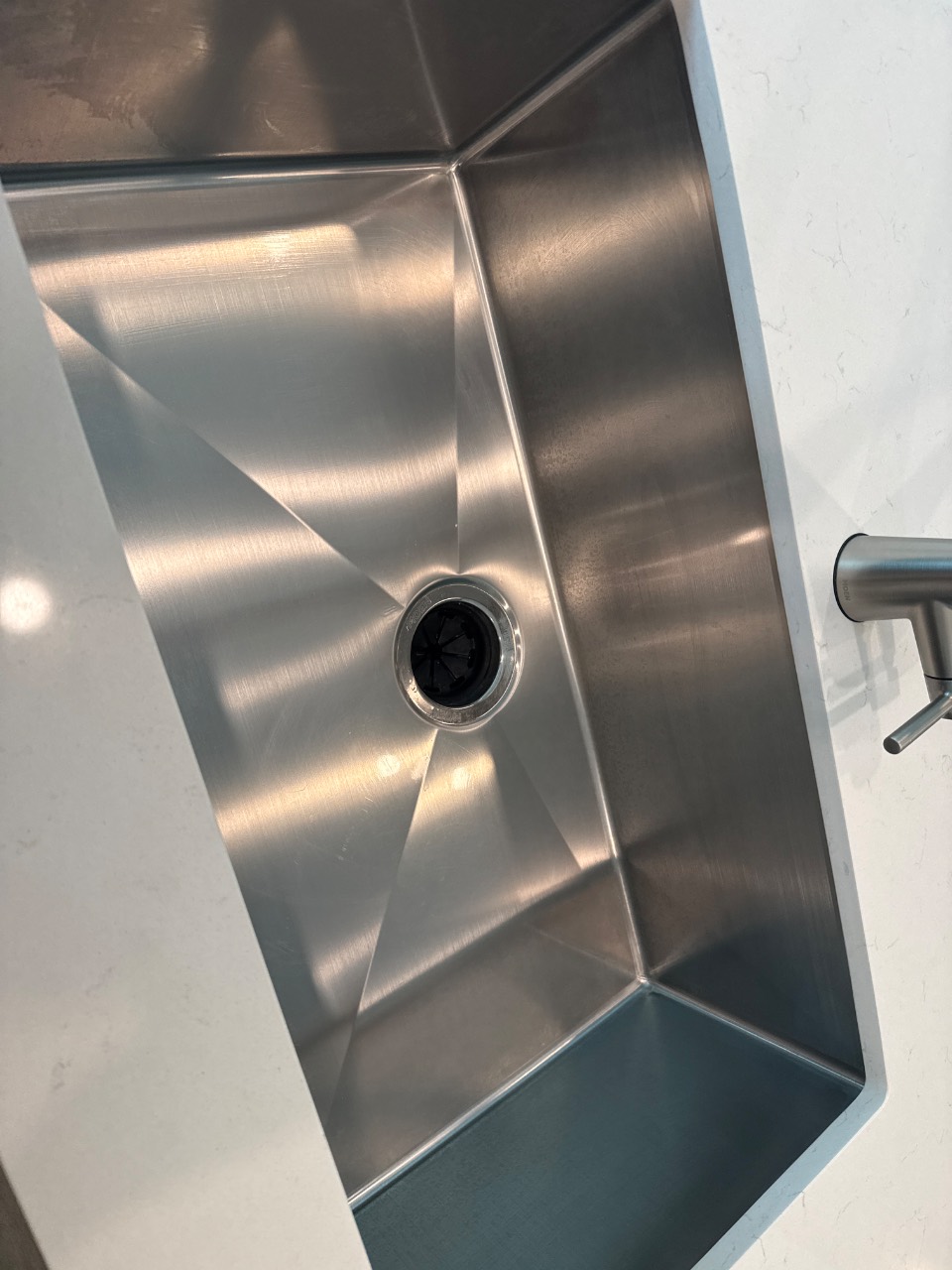 Kitchen sink after