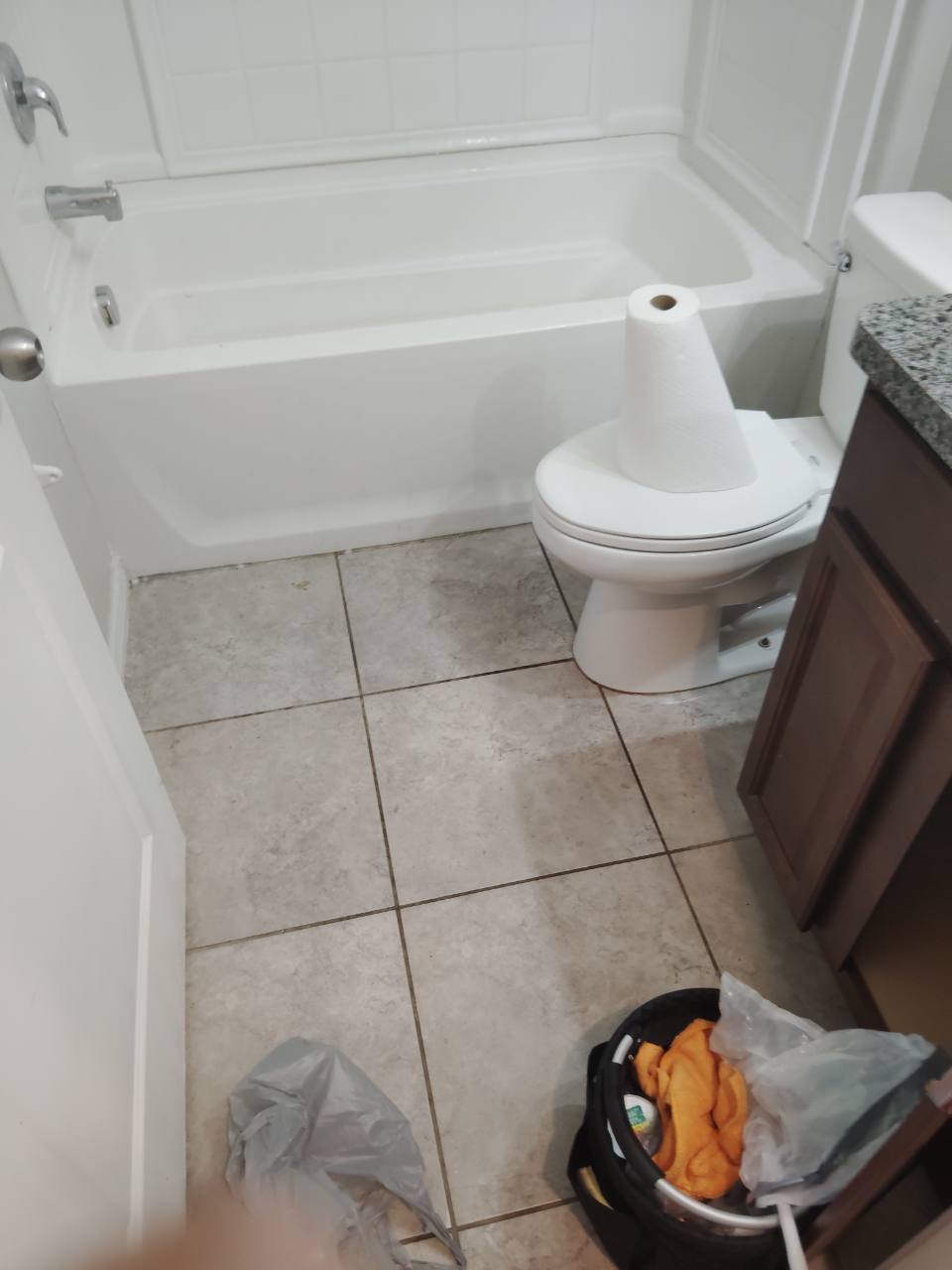 Bathroom before