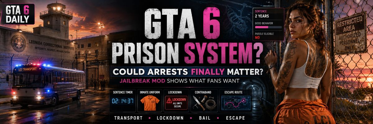 Could GTA 6 Have a Real Prison and Jail-Escape System?