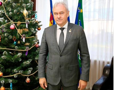 Поздравление главы Курганинского района Андрея Ворушилина с Новым годом