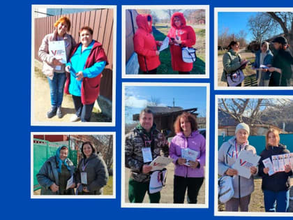 С первым днём весны избирателей поздравляют участники проекта 