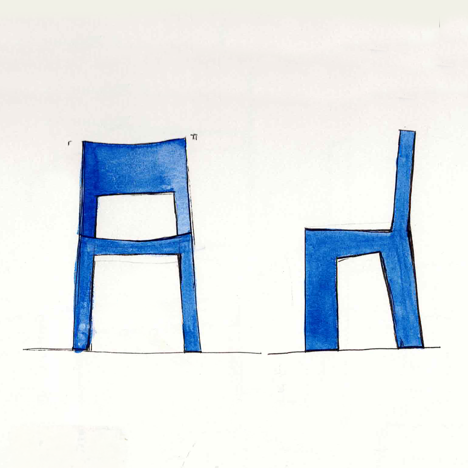 Muy Chair drawing