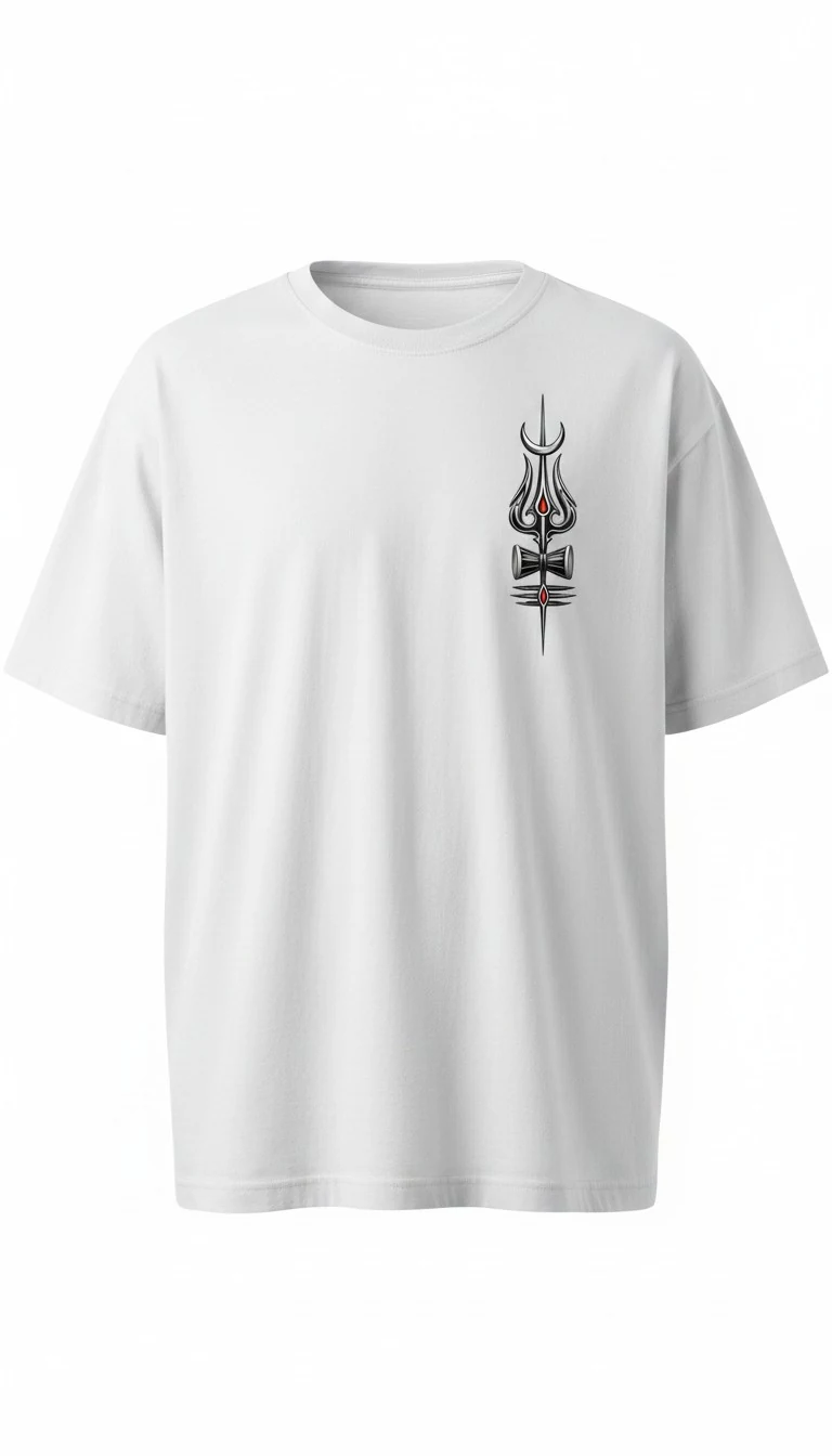 Shiva's Trishul front and back view