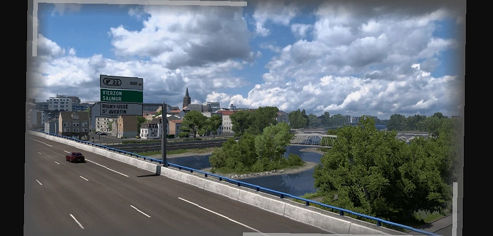 МОД Tours Map v1.0.1 ДЛЯ EURO TRUCK SIMULATOR 2
