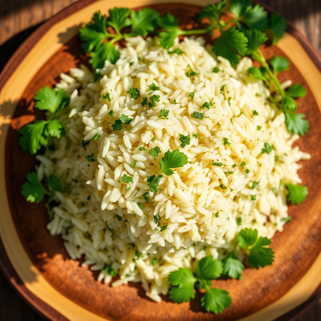 Delicious cilantro lime basmati rice