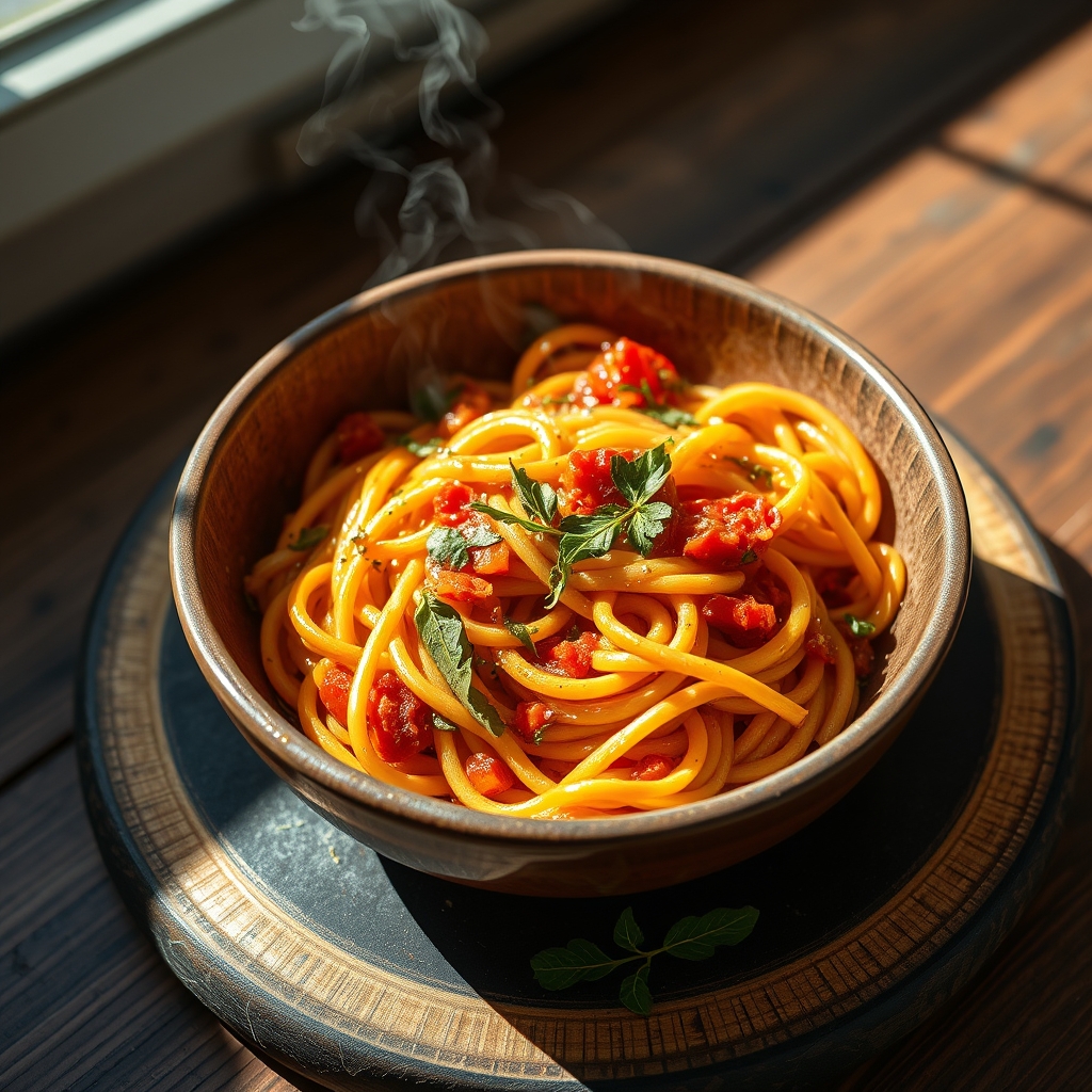 Creamy tomato one pot pasta