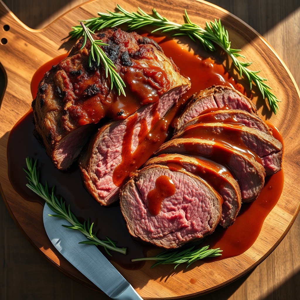 Delicious top round roast recipe