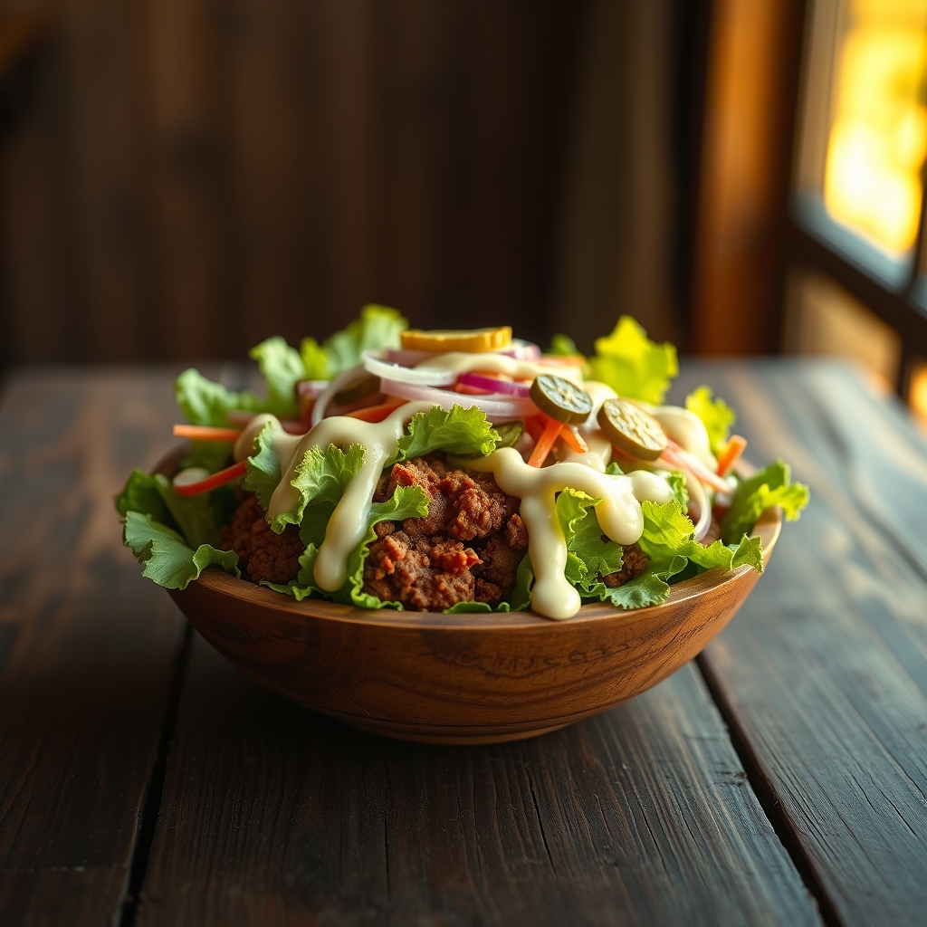 Big Mac Salad Ingredients