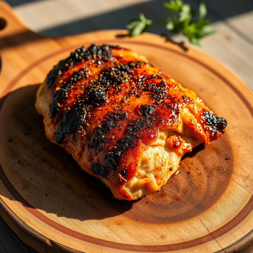 Perfectly seasoned blackened chicken