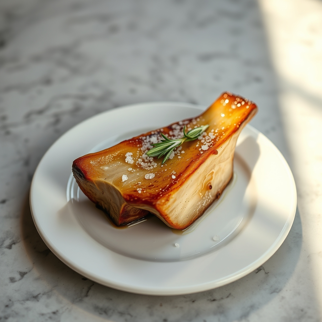 Scooping bone marrow onto toast