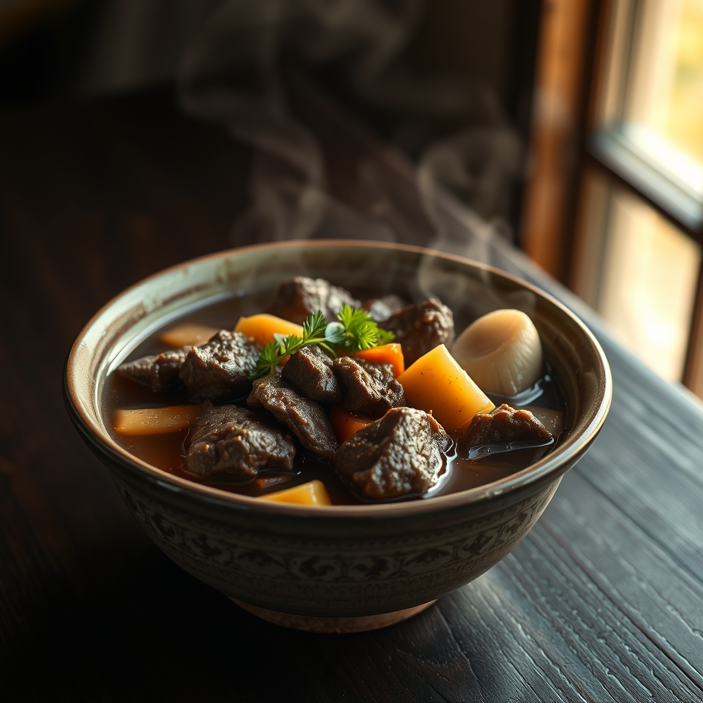 Asian Beef Stew with Vegetables