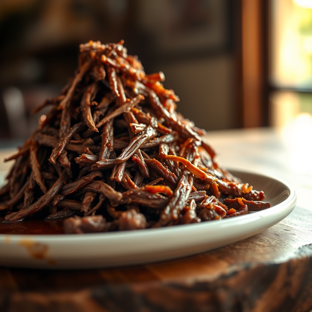 Shredding Mexican Beef