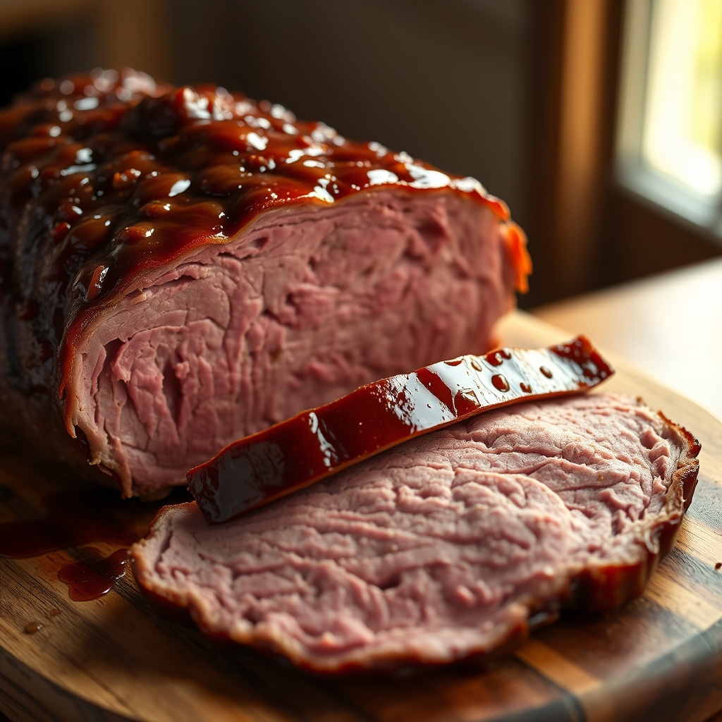 Corned beef brisket seasoned in a roasting pan