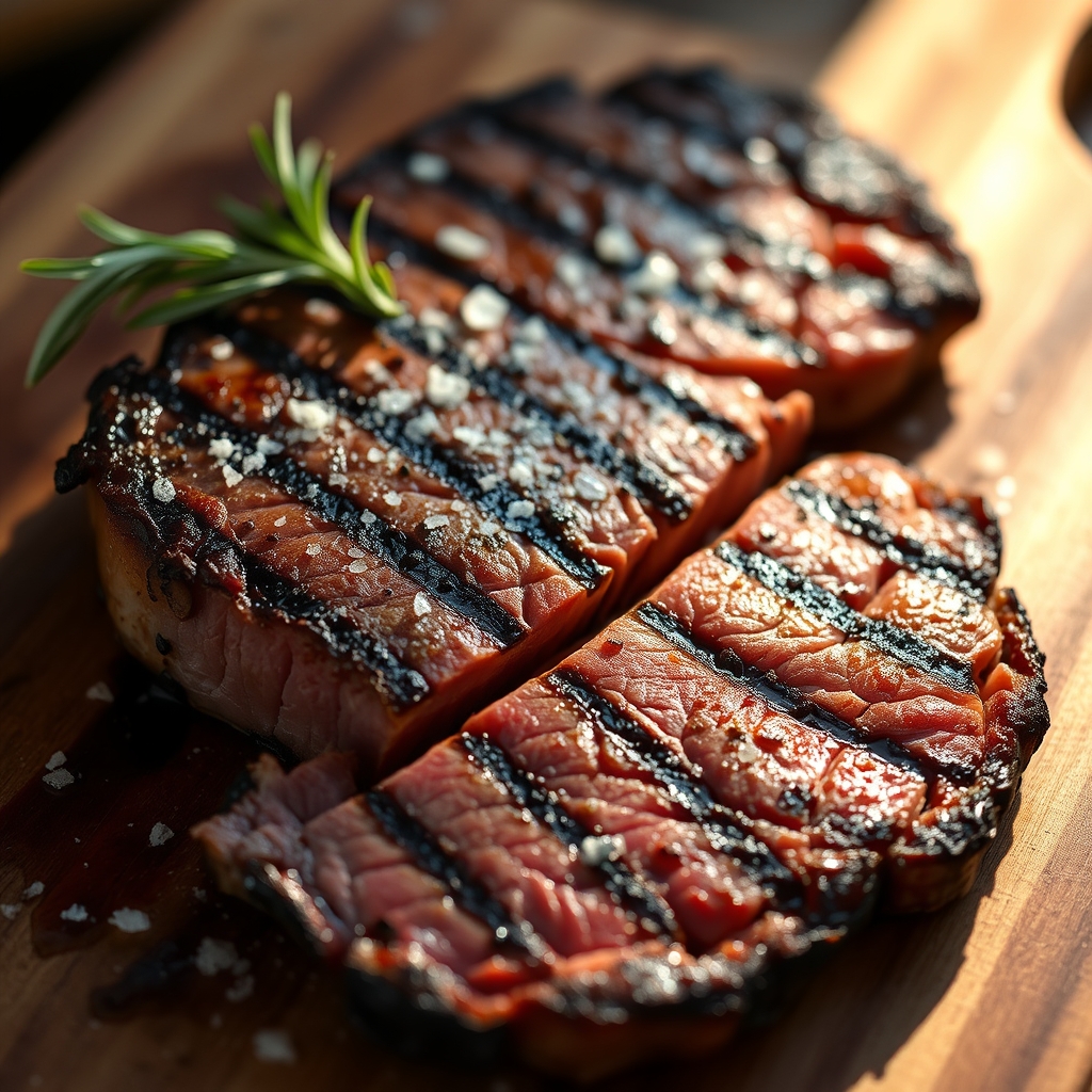 Seasoned New York Strip Steak