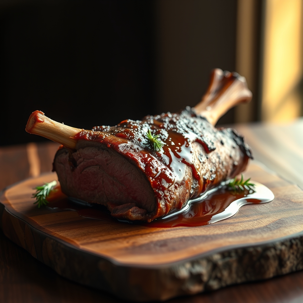 Close-up of tender shredded beef arm roast