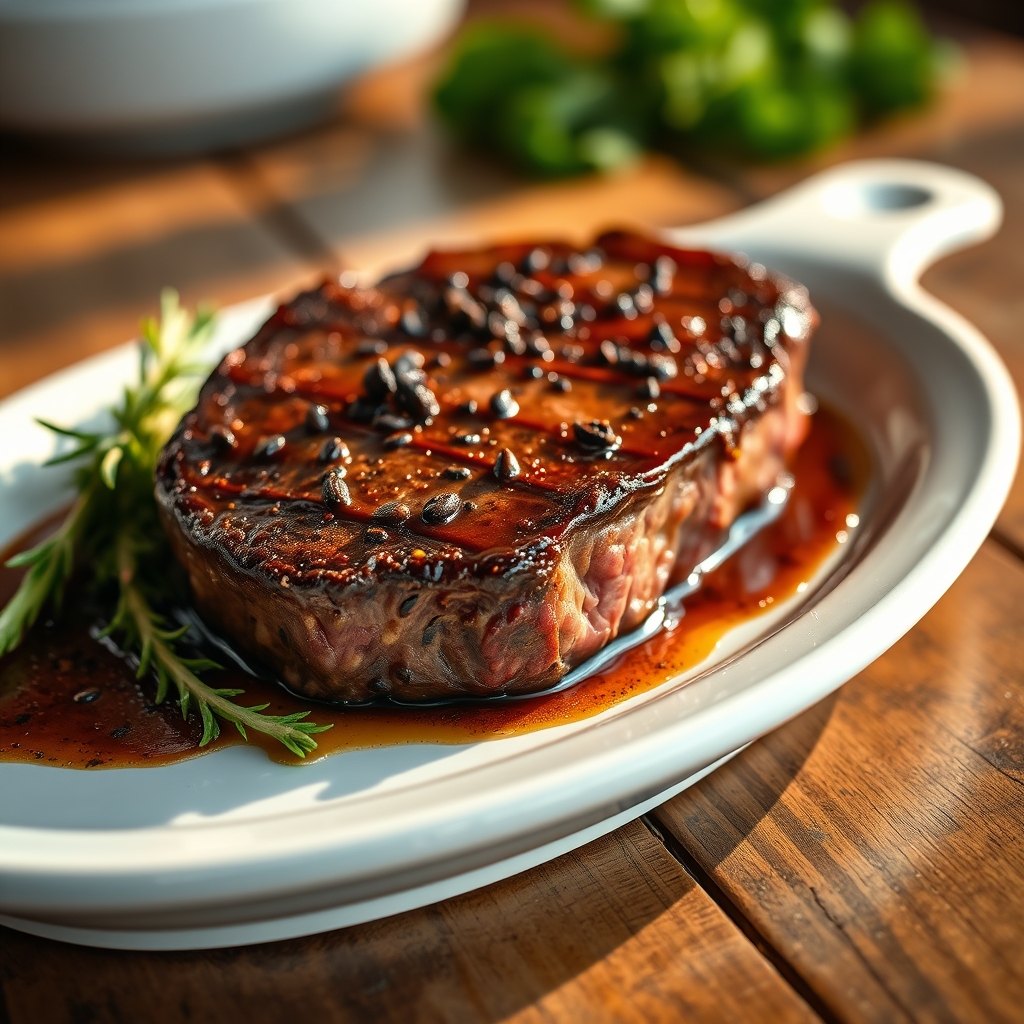 Classic Beef Au Poivre