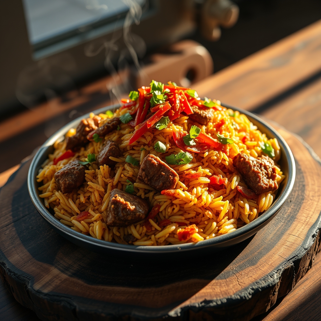 Delicious Beef Biryani