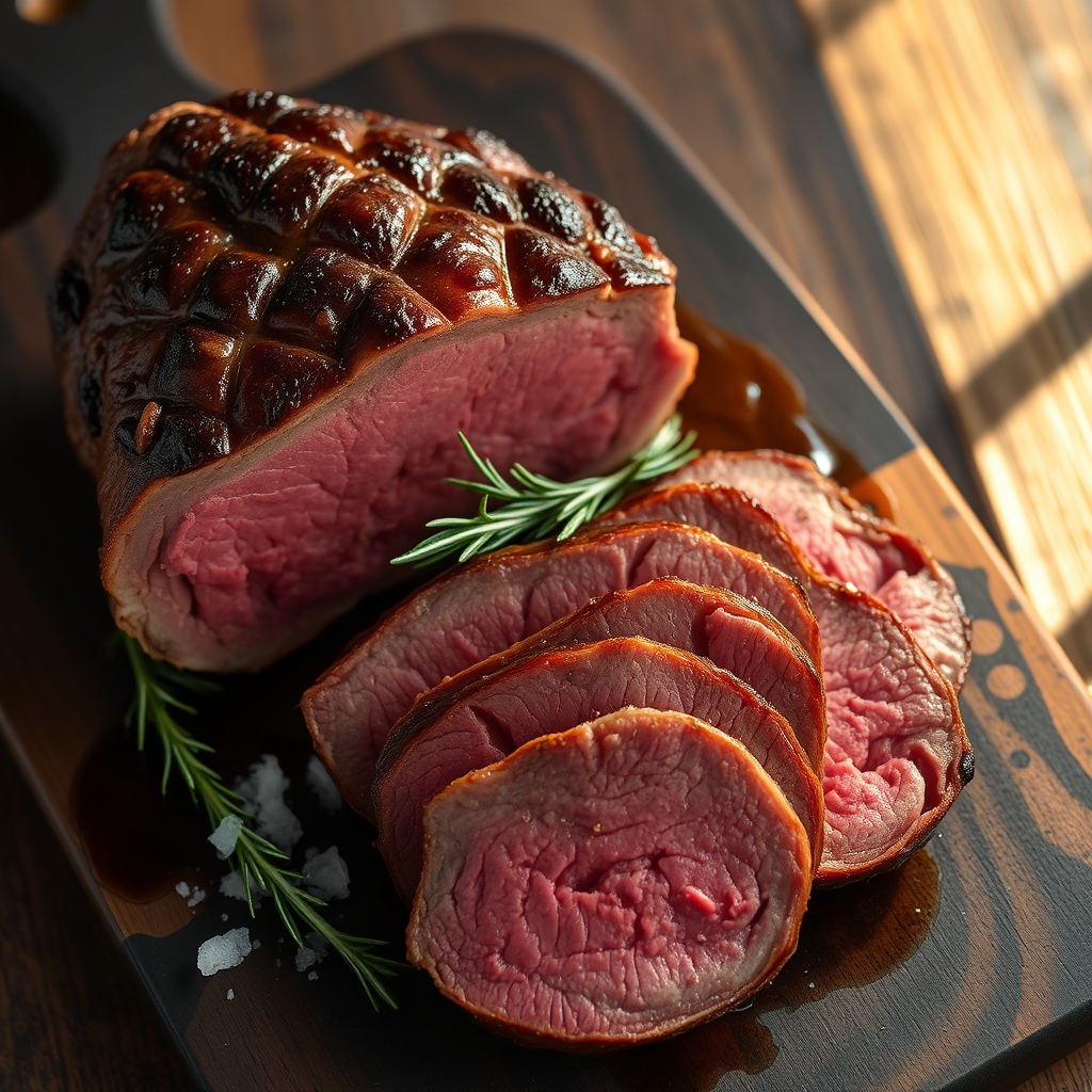 Shredded beef bottom round roast with vegetables