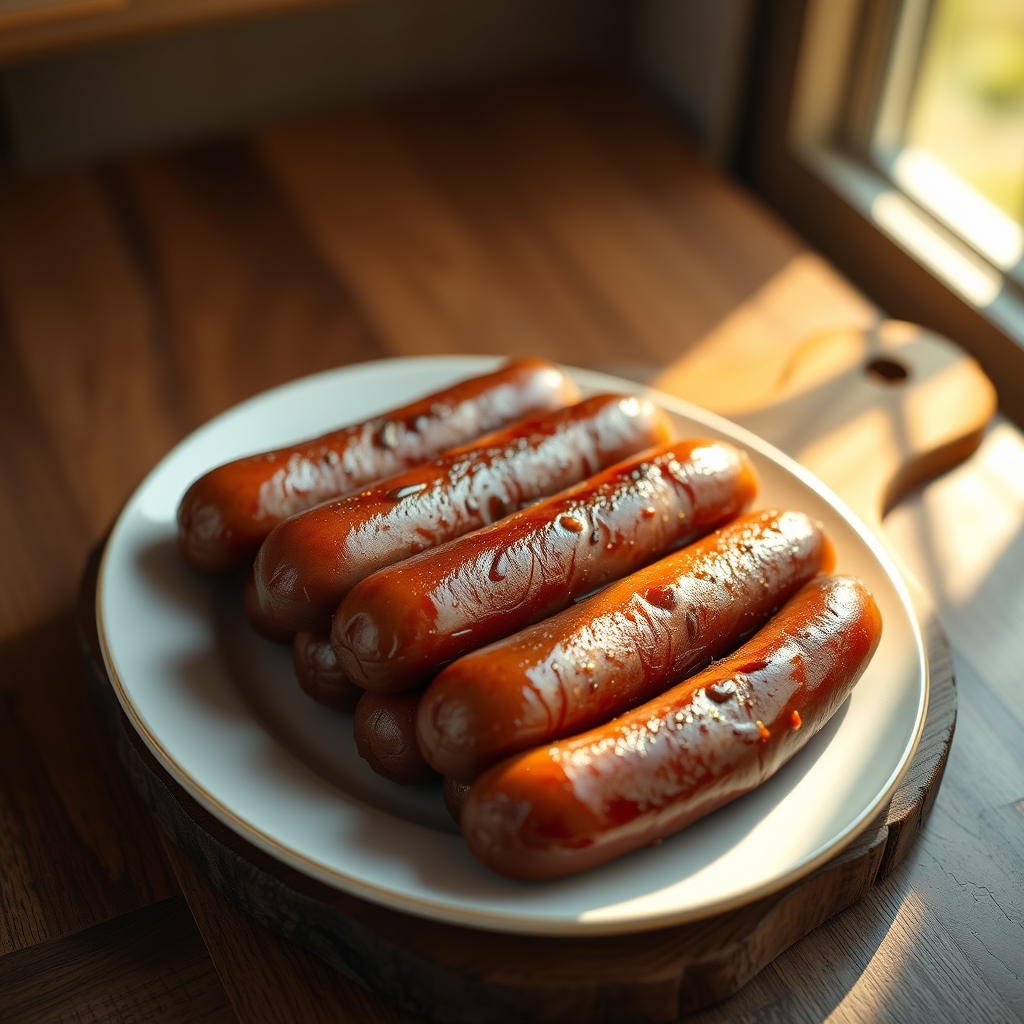 Mixing beef and spices for sausage
