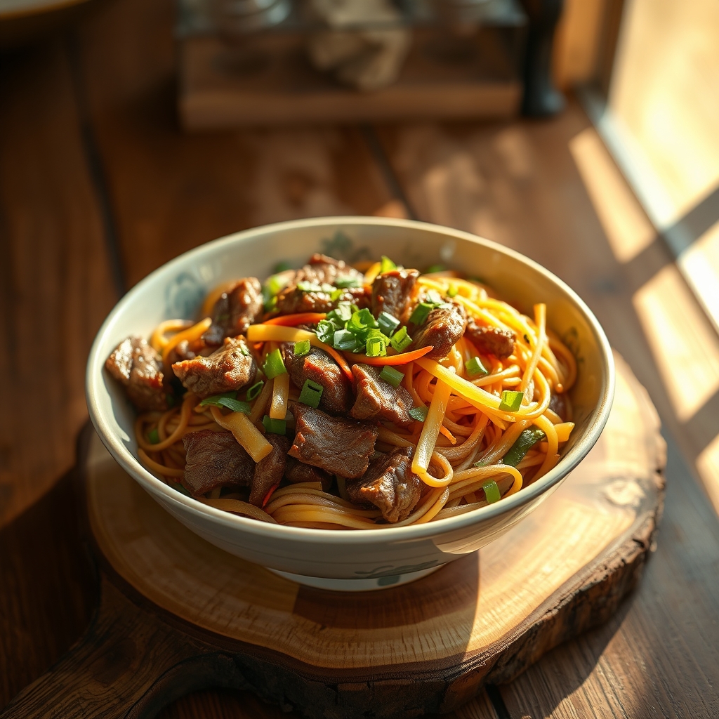 Beef Chow Mein ingredients